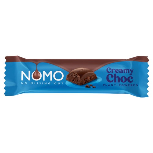 NOMO Creamy Choc Vegan Countline Bar 38g (Pack of 3)