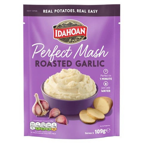Idahoan Roasted Garlic Mash 109g (Pack of 2)