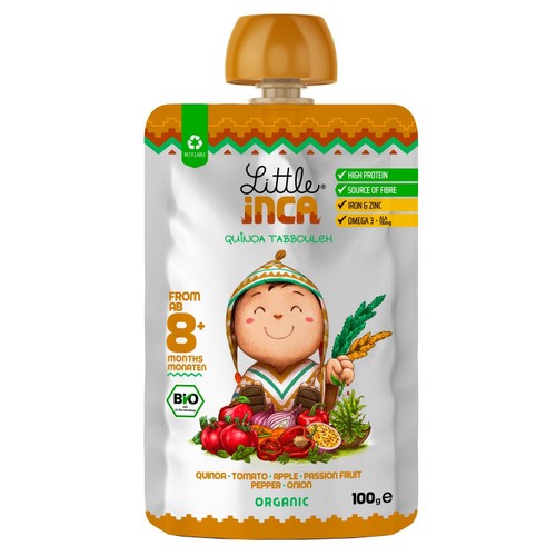 Little Inca Quinoa Tabbouleh Baby Food Pouch 8 months + 100g (Pack of 2)