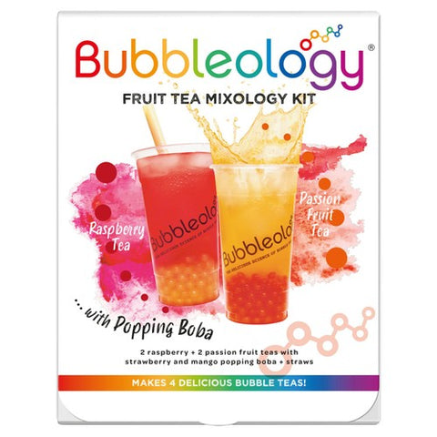 Bubbleology Fruit Bubble Tea Mixology Kit with Popping Boba 430g (Pack of 2)