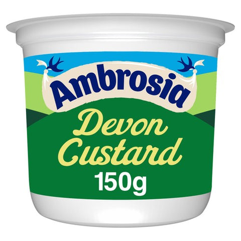 Ambrosia Devon Custard Dessert Snack Pot 150g (Pack of 2)