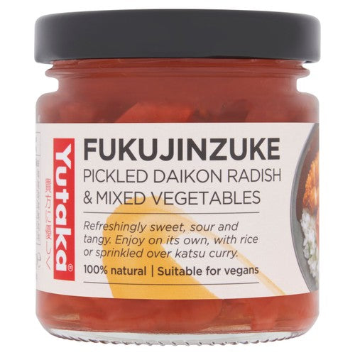 Yutaka Fukujinzuke Mixed Vegetable Japanese Pickles 110g (Pack of 2)