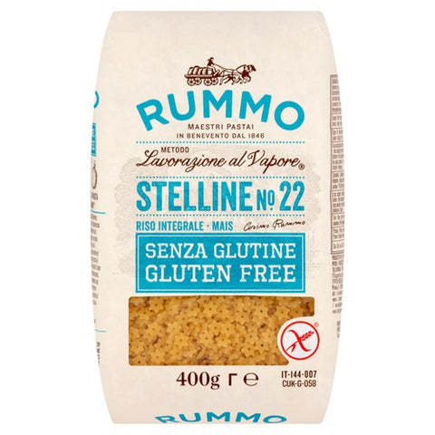 Rummo Gluten Free Stelline Soup Pasta No.22 400g (Pack of 3)