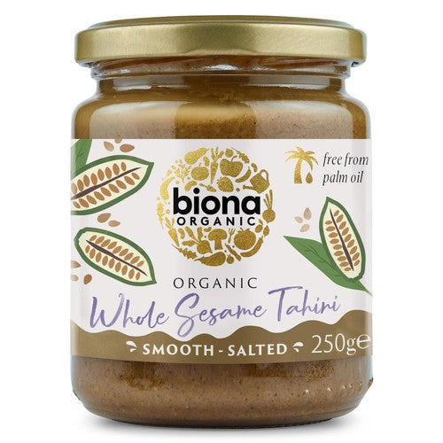 Biona Organic Whole Sesame Tahini 250g (Pack of 2)