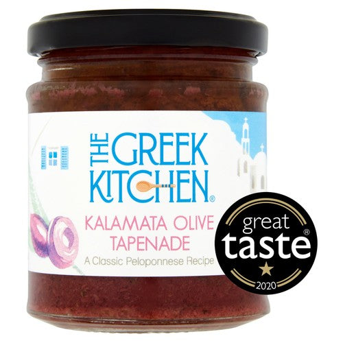 The Greek Kitchen Kalamata Olive Tapenade 180g (Pack of 2)