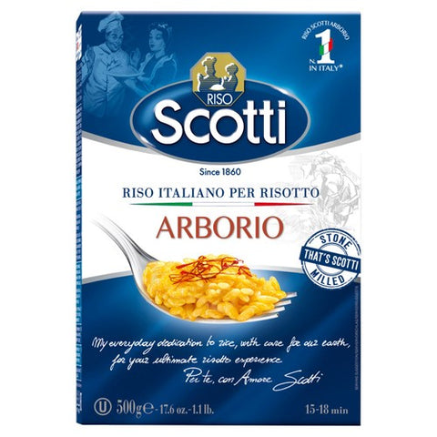 Riso Scotti Arborio Risotto Rice 500g (Pack of 3)