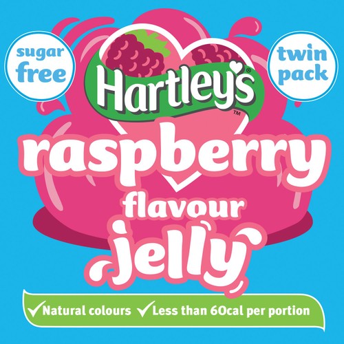 Hartley's Sugar Free Raspberry Jelly Crystals 23g (Pack of 3)