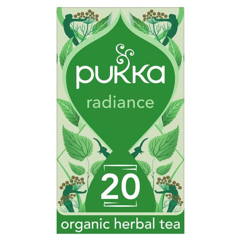 Pukka Organic Radiance Tea 20 Home Compostable Herbal Tea Bags 20's (Pack of 3)