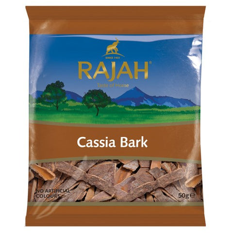 Rajah Spices Cinnamon Cassia Sticks 50g (Pack of 2)