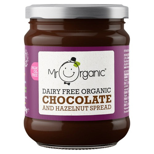 Mr Organic Chocolate & Hazelnut Spread - Dairy Free 200g (Pack of 2)
