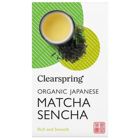 Clearspring Organic Matcha Green Tea Bags 20's (Pack of 3)