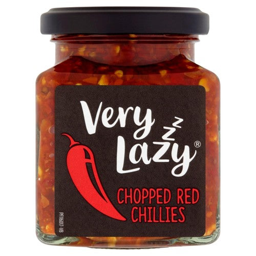 Very Lazy Chopped Red Chillies 190g (Pack of 2)