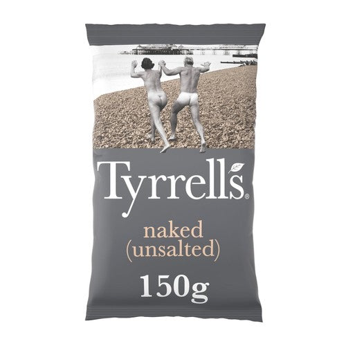 Tyrrells Naked Sharing Crisps 150g (Pack of 3)