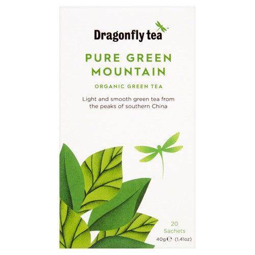 Dragonfly Organic Pure Green Mountain Tea 20's (Pack of 3)