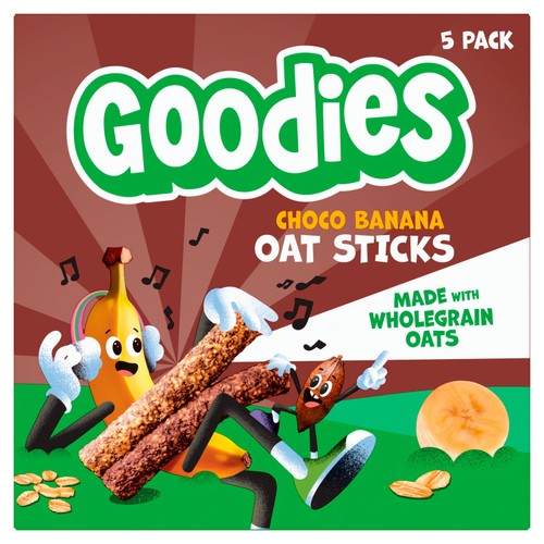 Goodies Chocolate Banana Oaty Bars Twin Stix Multipack 2 x 23g (Pack 3)