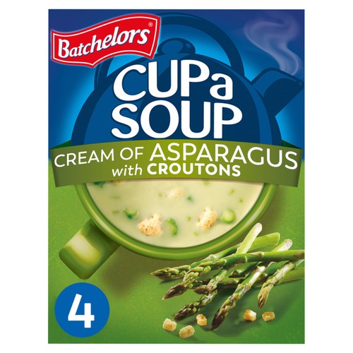Batchelors Cup A Soup Cream of Asparagus 117g (Pack of 2)