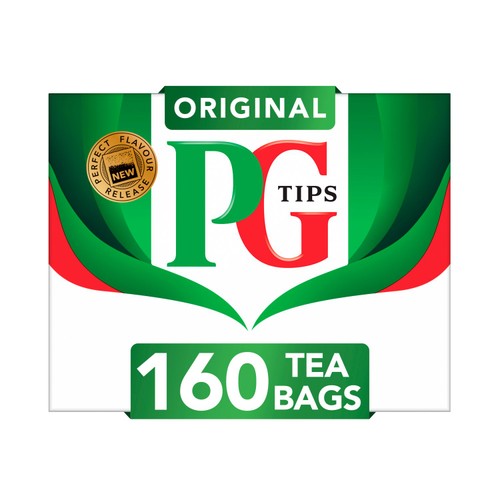 PG Tips Original Black Tea Tea Bags 160's (Pack of 2)