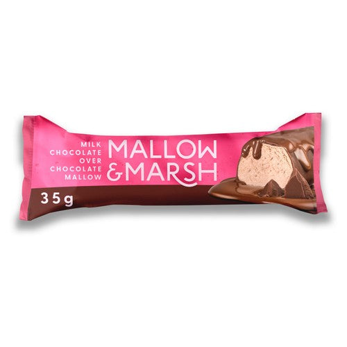 Mallow & Marsh Double Chocolate Marshmallow Bar 35g (Pack of 3)