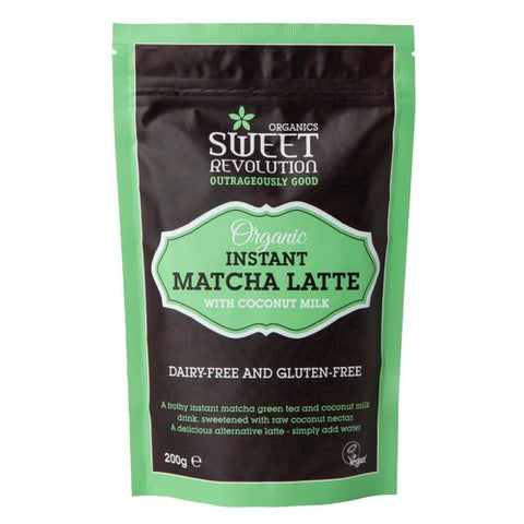 Sweet Revolution Organic Instant Matcha Latte 200g (Pack of 2)