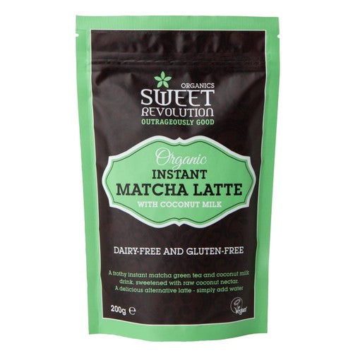 Sweet Revolution Organic Instant Matcha Latte 200g (Pack of 2)