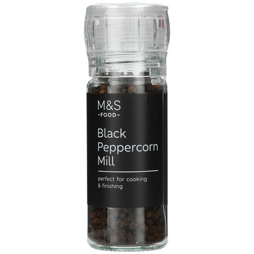 Cook With M&S Black Peppercorn Mill 50g (Pack of 2)