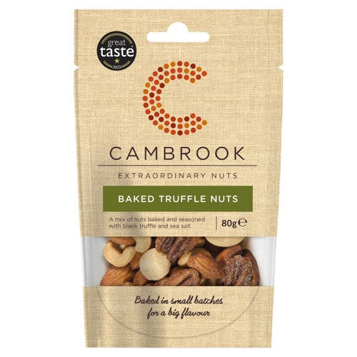 Cambrook Baked Truffle Nuts 80g (Pack of 3)