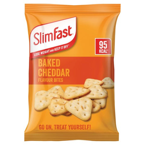 SlimFast Snack Bag Cheddar Bites 22g (Pack of 6)