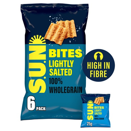 Sunbites Lightly Salted 6 x 25g (Pack of 3)
