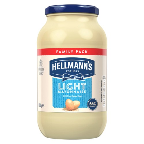 Hellmann's Light Mayonnaise 800g (Pack of 2)