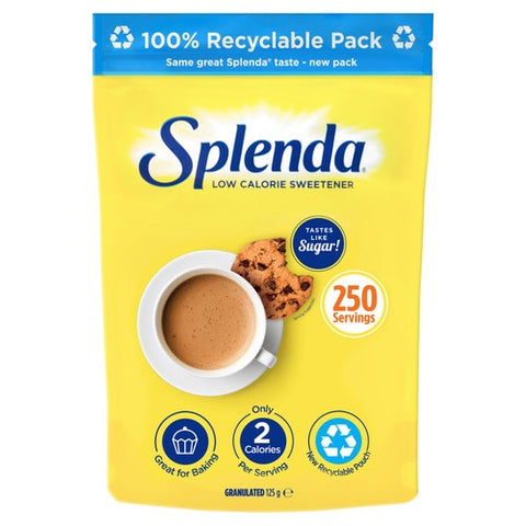 Splenda Granulated Sweetener 125g (Pack of 2)