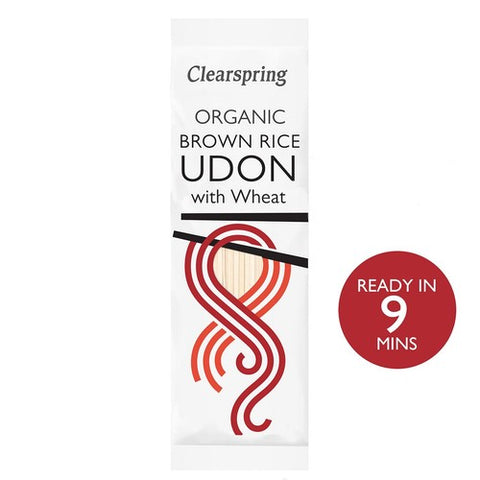 Clearspring Organic Japanese Brown Rice Udon Noodles 200g (Pack of 3)