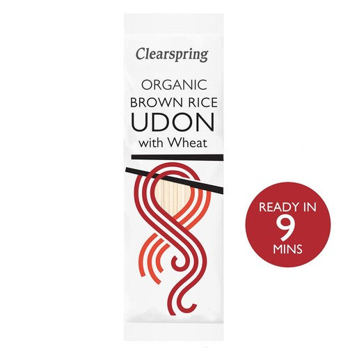 Clearspring Organic Japanese Brown Rice Udon Noodles 200g (Pack of 3)