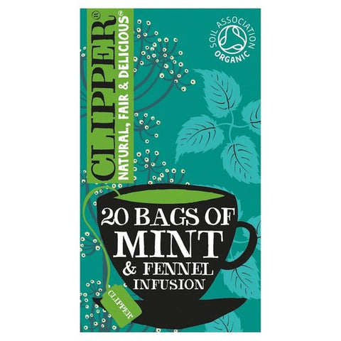 Clipper After Dinner Mints Organic Double Mint Fennel Infusion 20's (Pack 3)