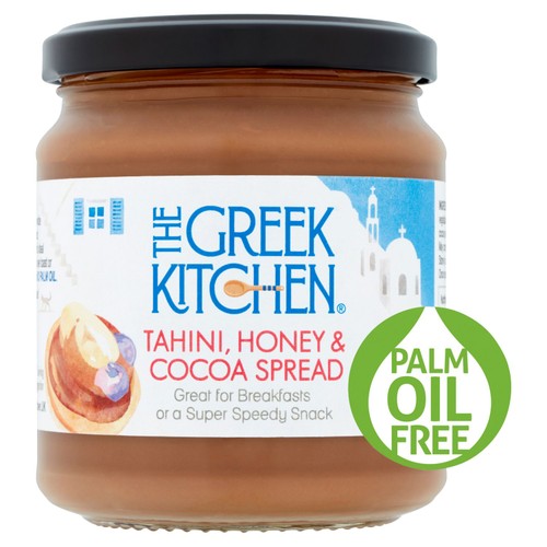 The Greek Kitchen Tahini, Honey & Cocoa Spread 300g (Pack of 2)
