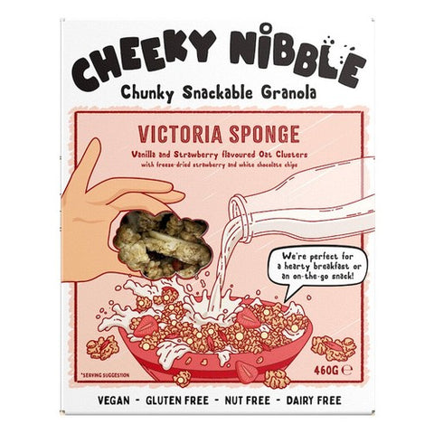 Cheeky Nibble Victoria Sponge Granola 460g (Pack of 3)