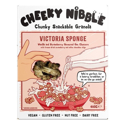 Cheeky Nibble Victoria Sponge Granola 460g (Pack of 3)