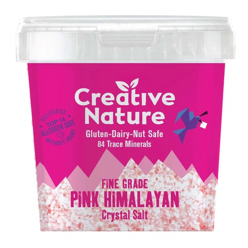 Creative Nature Fine Pink Himalayan Crystal Salt 300g (Pack of 2)