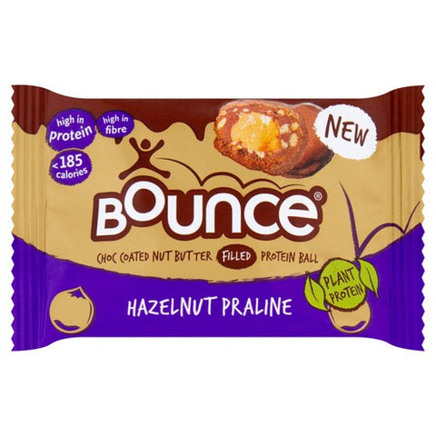 Bounce Dipped Hazelnut Praline Protein Ball 40g (Pack of 3)