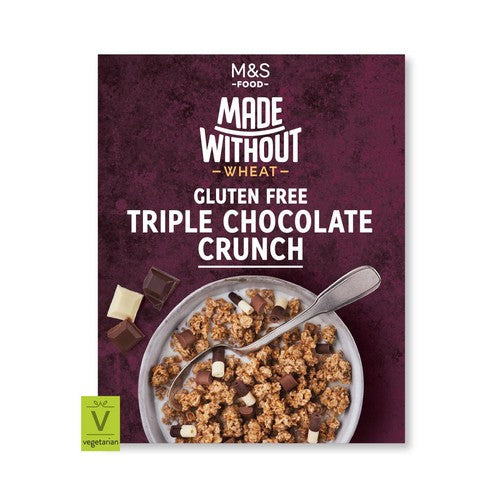 M&S Made Without Triple Chocolate Crunch 360g (Pack of 3)