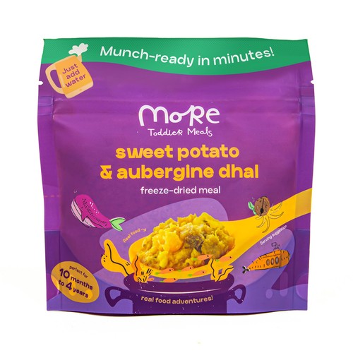More Toddler Meals, Sweet Potato & Aubergine Dhal 150g (Pack of 2)