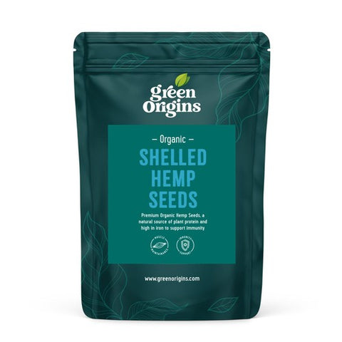 Green Origins Organic Raw Shelled Hemp Seeds 100g (Pack of 3)