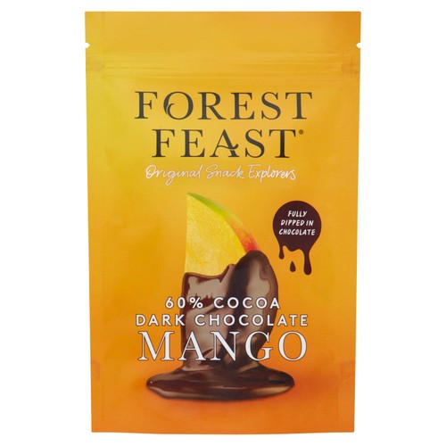 Forest Feast Belgian Dark Chocolate Mango Strips 100g (Pack of 3)