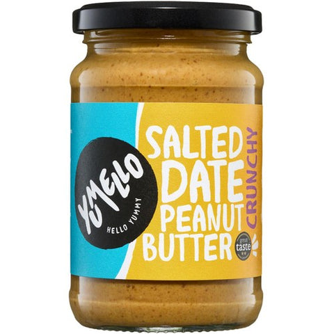 Yumello Crunchy Salted Date Peanut Butter 285g (Pack of 2)