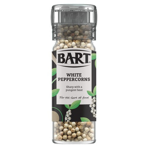 Bart White Pepper Mill 44g (Pack of 2)