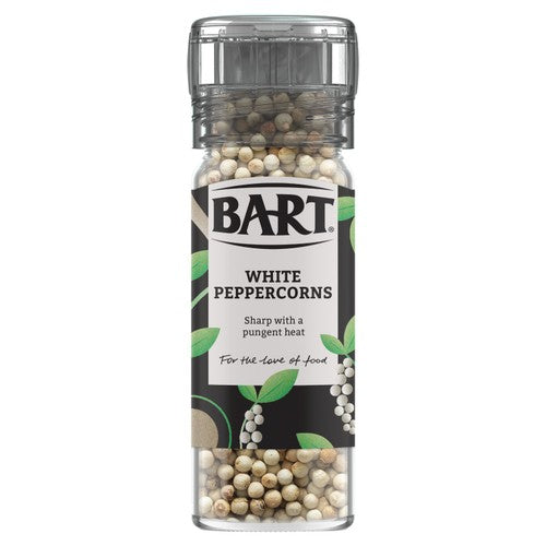 Bart White Pepper Mill 44g (Pack of 2)