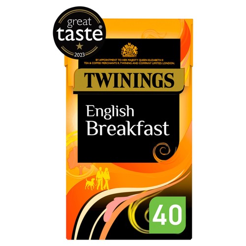 Twinings English Breakfast Tea 40's (Pack of 2)