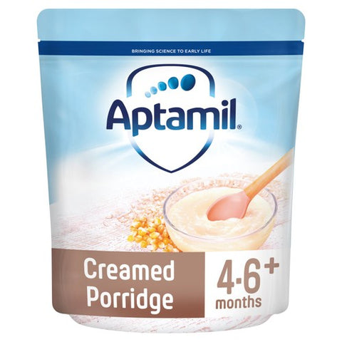 Aptamil Creamy Porridge, 4 mths+ 125g (Pack of 3)