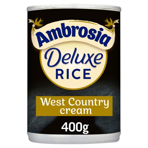 Ambrosia Deluxe Rice Pudding Dessert Tin 400g (Pack of 2)