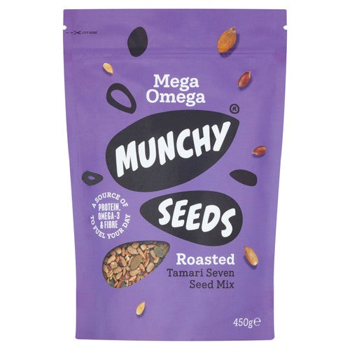 Munchy Seeds Mega Omega Pouch 450g (Pack of 3)