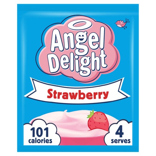 Angel Delight Strawberry Instant Dessert Mix 59g (Pack of 3)
